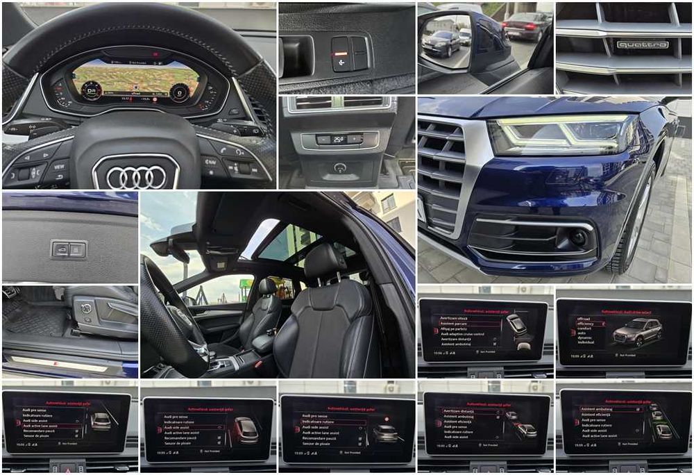 AUDI Q5 2019 3 X SLINE Quattro S-Tronic Automat 2.0TDI Euro 6 ExtraFull Matrix/Virtual/Hud