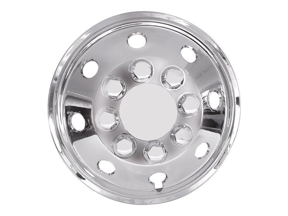 Set capace roti microbuz 15 inch, Carpoint, Cromate, forma con, set 4 buc