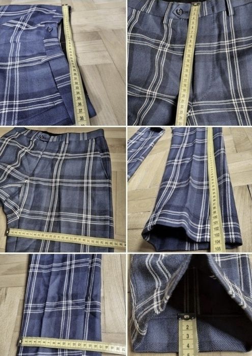 Pantaloni Elegant, Made in Italia, Barbati, 100% Lâna - 46