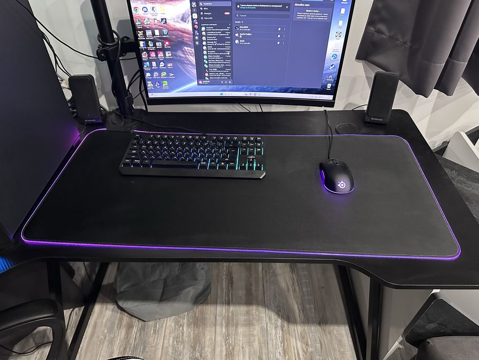 Пад за мишка 40х80см подложка светеща