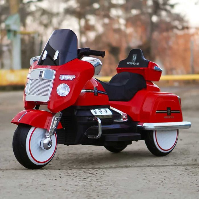 Motocicleta electrica Chopper Royce 2x 40W 12V cu telecomanda RED
