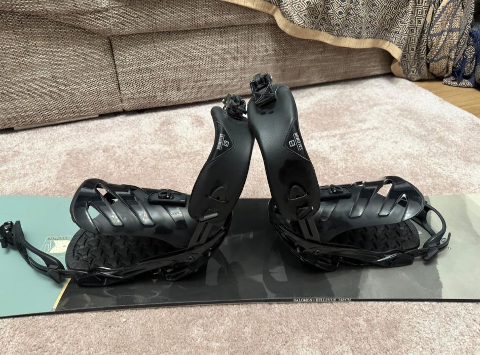 Placa snowboard Salomon cu legaturi