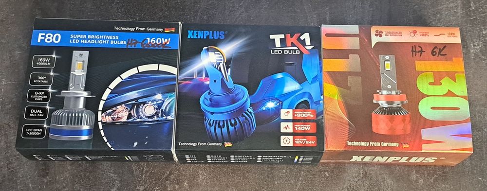 Led H7 F80 12v-24v , 6000k , 40000LM- cel mai puternic led