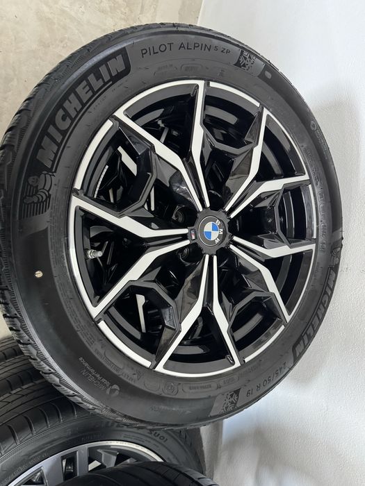 Jante Bmw X3 X4 R19 G01 G02 Originale 887M Iarna Michelin Stelute Runflat 2023