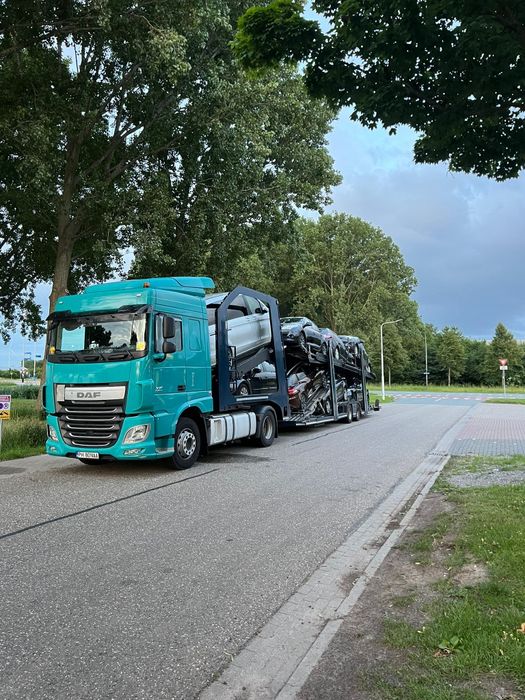 Remorca Transportor Auto LOHR / Transportor Auto DAF XF 2017 Euro 6