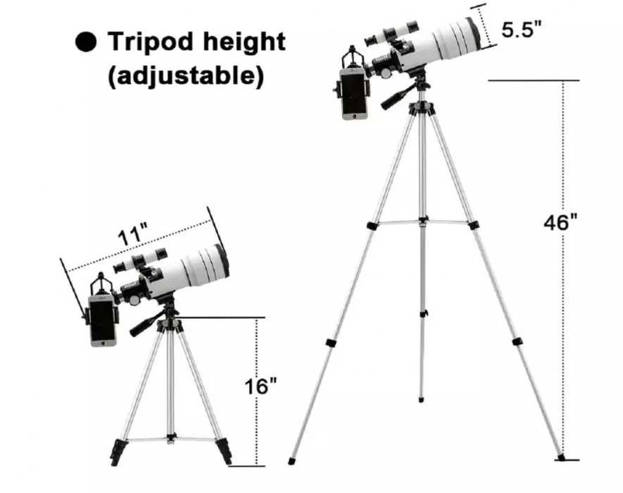 Телескоп Астрономический Монокулярный F30070M Teleskop Telescope
