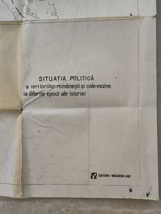 Raritate Cartografică 1916 - Hartă Dublă

„Schiţa Frontierelor", Ed. M