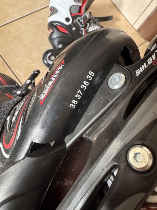 Patine cu rotile din silicon, marime ajustabila 35-38