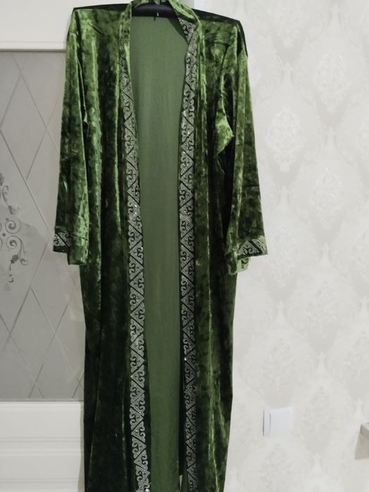 Женская велюровая абайка 50,52,54размеры