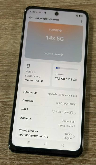 Realme 14X 5G 128GB 6GB RAM