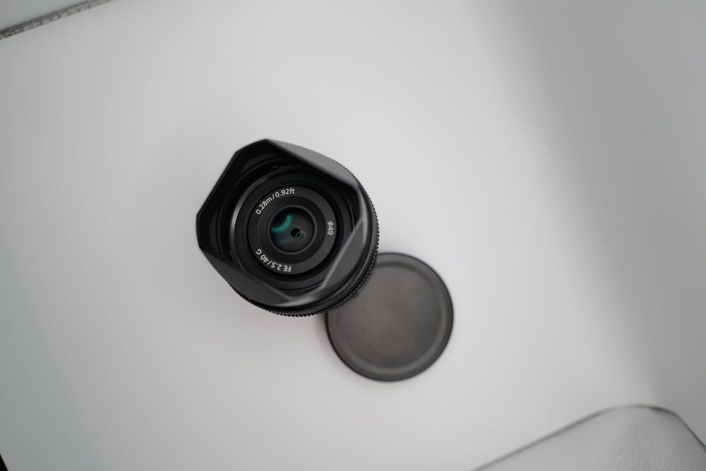 Parasolar Metalic Pătrat Haoge pentru Sony FE 40mm / 50mm F2.5 G