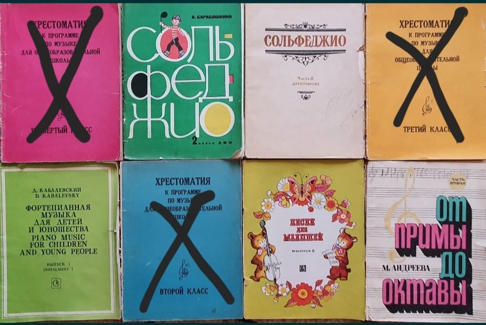 Книги ноты для фортепиано