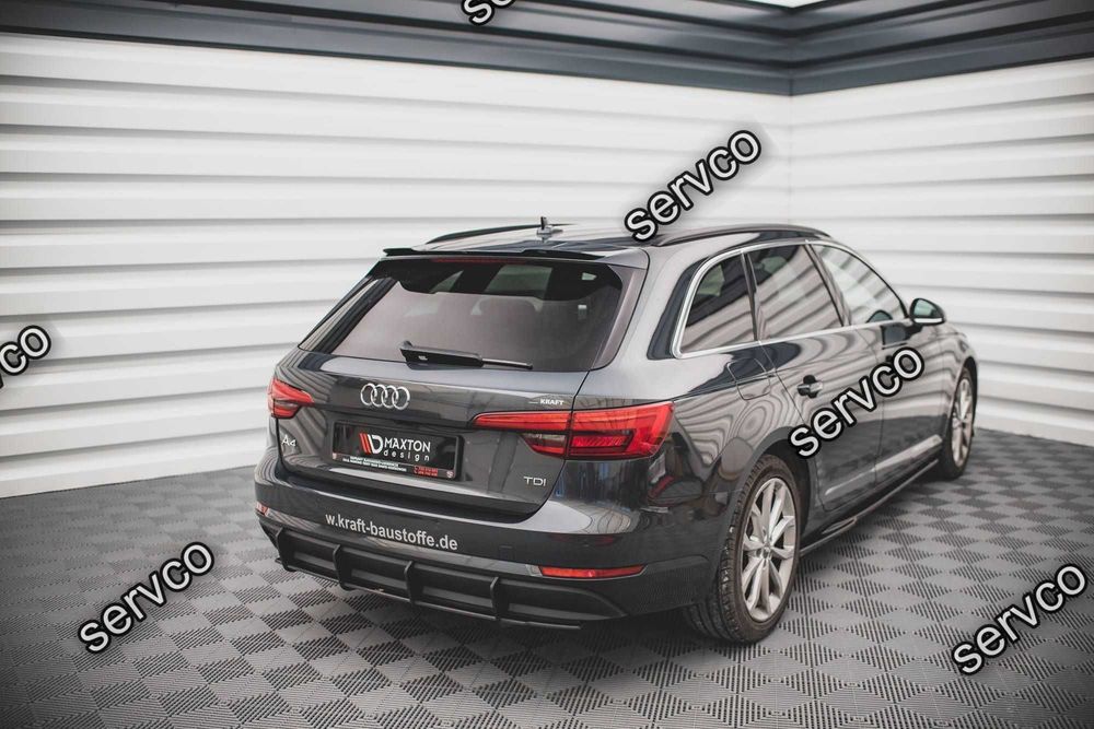 Difuzor bara spate Audi A4 B9 Avant 2015-2019 v10 - Maxton Design