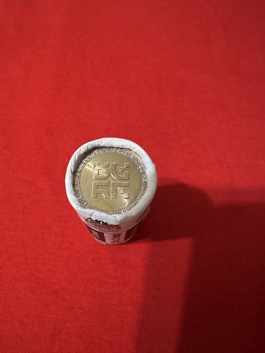 ПРОМО % 2 лева 2018 г монета фишек България в ЕС