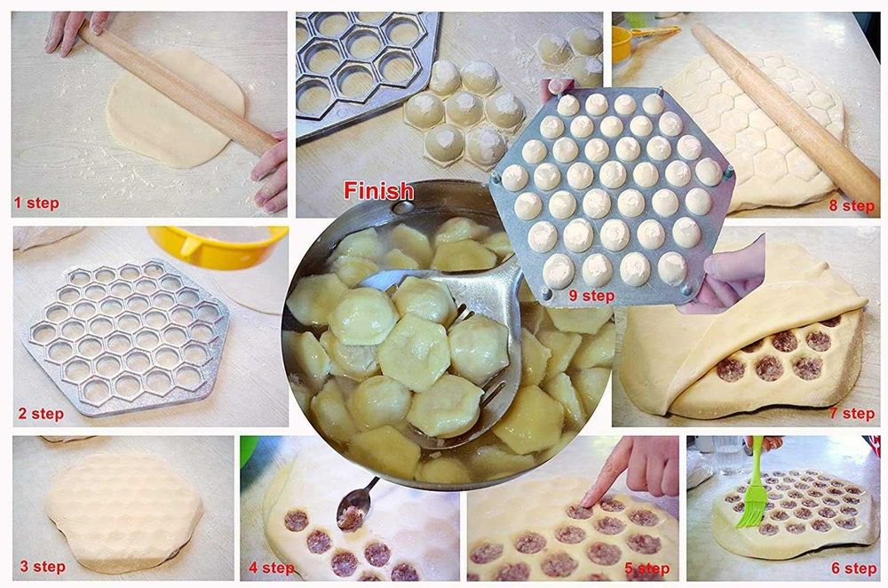 Алуминиева форма за пелмени