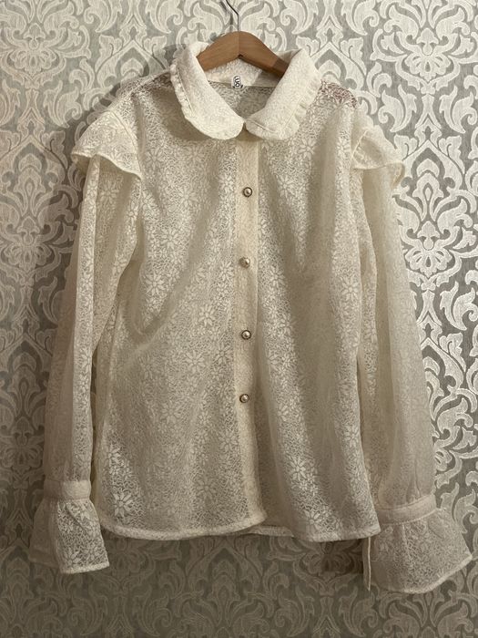 Женская одежда. Комплект сарафан+блузка.