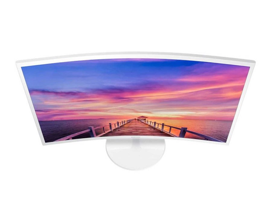 Monitor Samsung 32 inch FHD 70hz, ecran curbat, alb