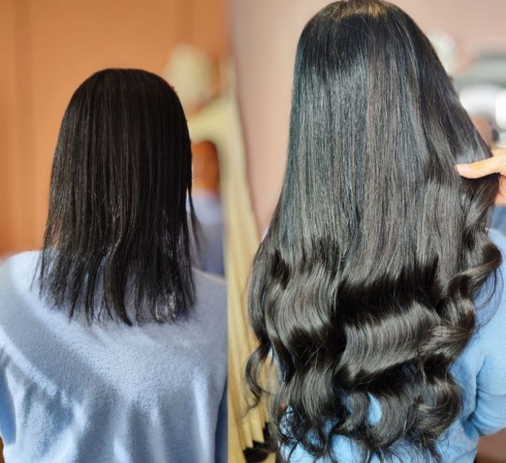 Наращивание волос качественное