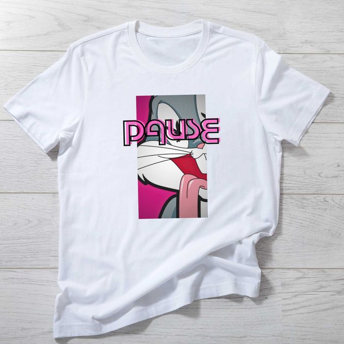 Дамски тениски PAU.SE , 7 модела с къс ръкав , над 20 цвята , бяла тениска , размери XS S M L XL XXL XXXL XXXXL