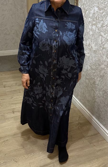 Джинсовое платье