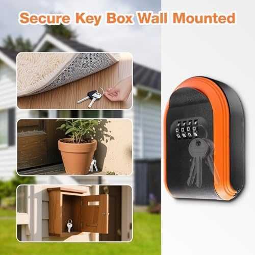 Ново Скривалище за ключ с код + магнити – за автомобил дом кутия кола