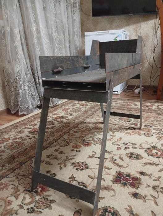 Мангал-чемодан, шампура