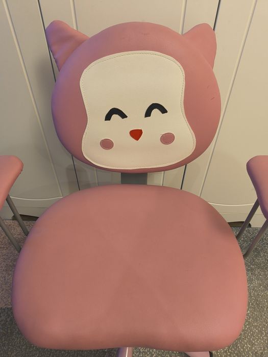 Розов детски стол Кити 54/49/79