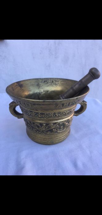Mojar Antik din Bronz Masiv