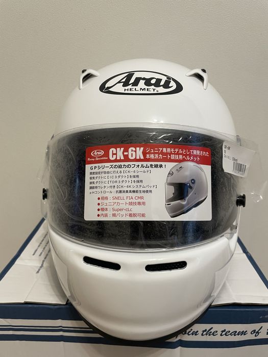 Картинговый шлем arai ck-6k