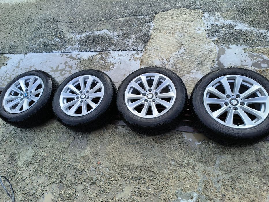Set 4 jante originale BMW + anvelope All Season Taurus 225/55 ZR17