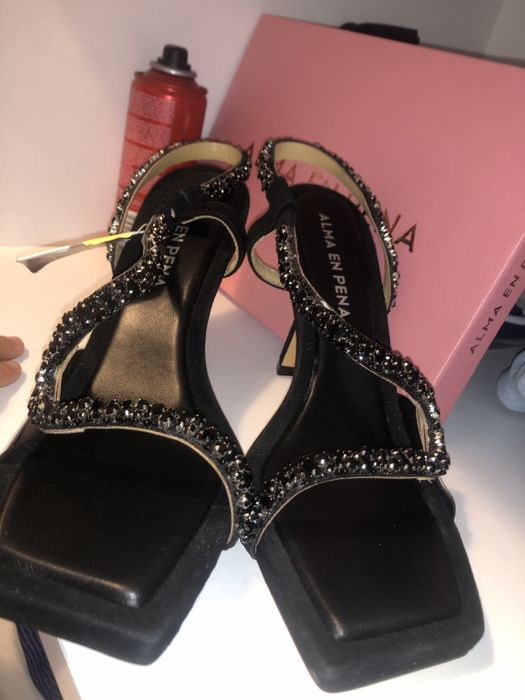 Sandale Alma En Pena , sandale bijuterie , piele naturala