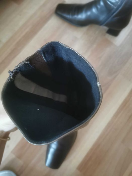 Cizme de piele maro noi 37