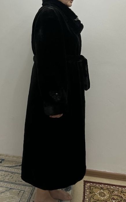 Шуба из мутона зима