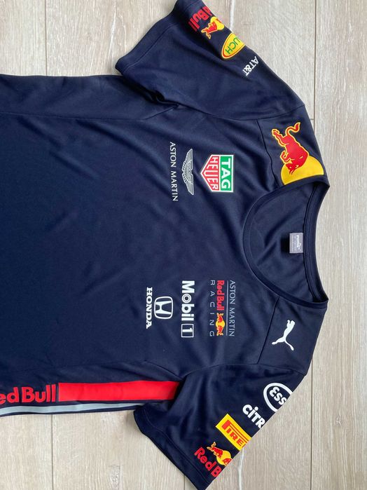 Puma F1 Formula 1 Red Bull Racing Team Aston Martin мъжка тениска L