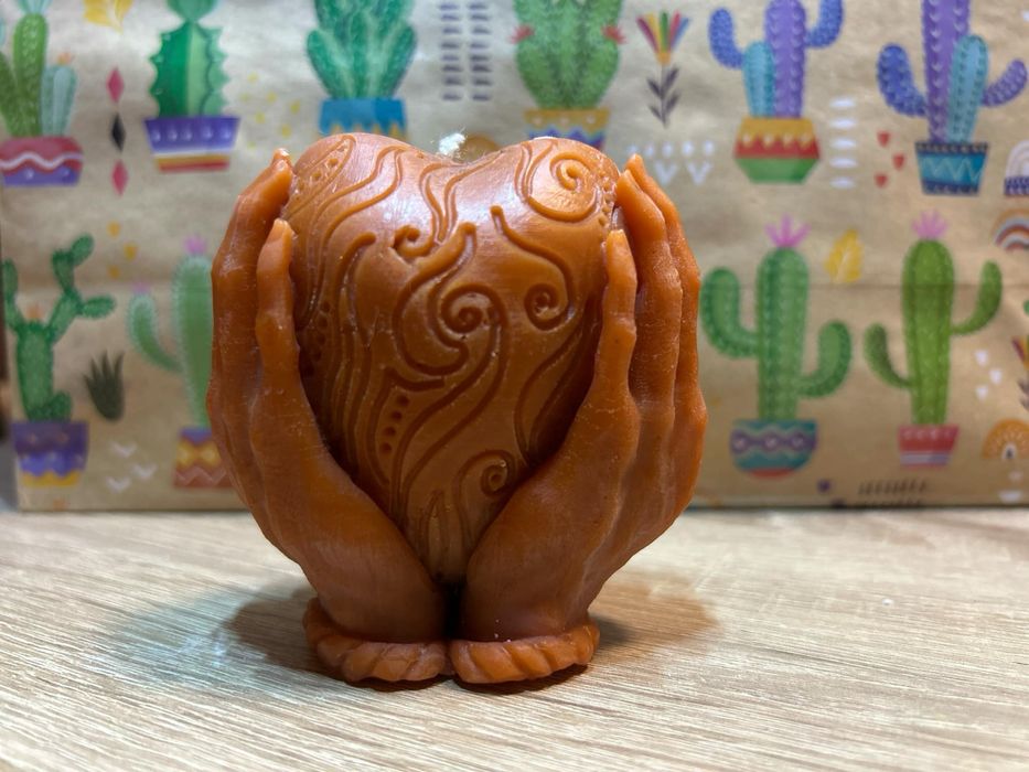 Свещи от пчелен и соев восък