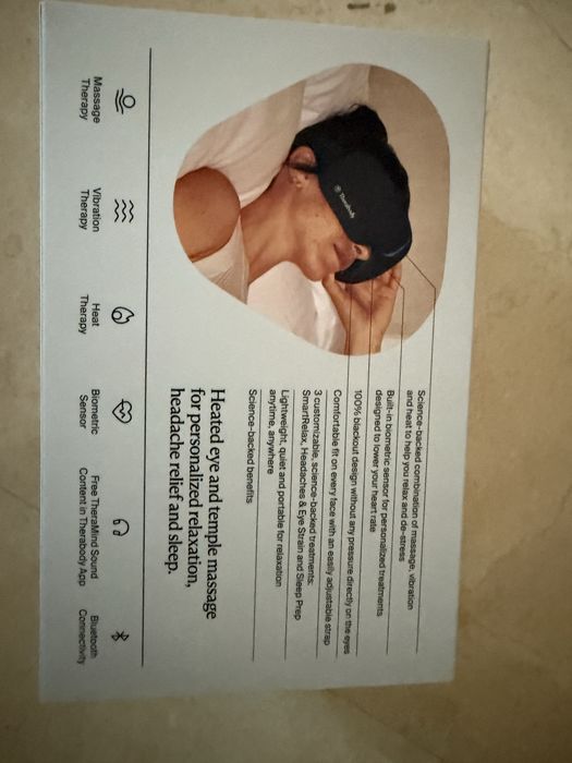 Масажираща маска за очи Therabody - Smart Gogglers 2ра генерация