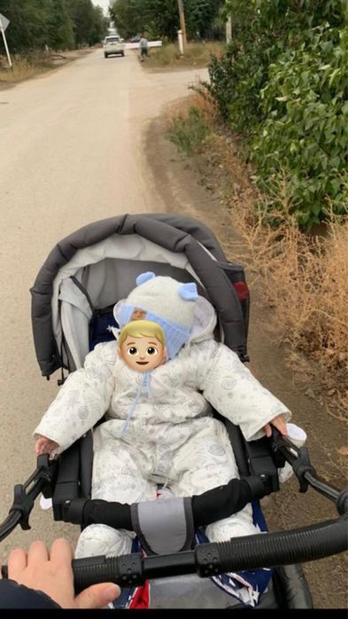 Детское кресло качалка и коляска