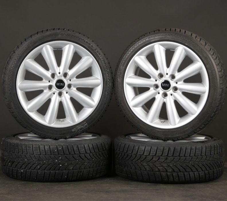 Mini cooper F55 F56 F57 jante cu anvelope iarna R17 Dunlop