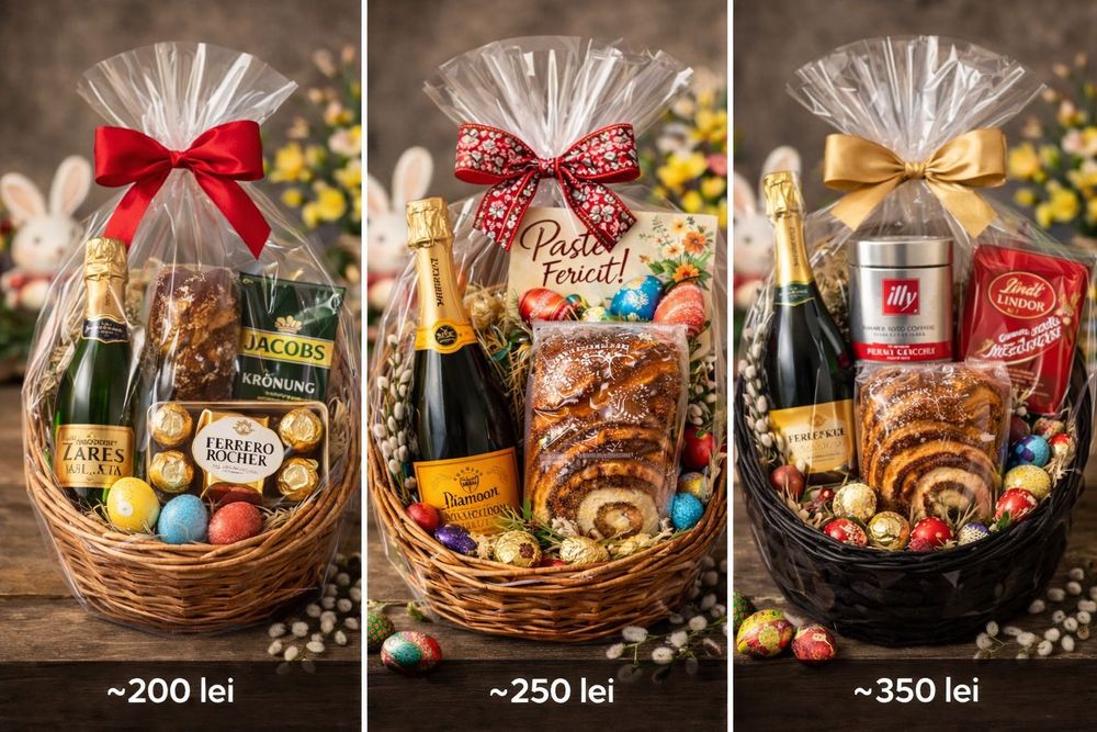 Coșuri cadou de Paște