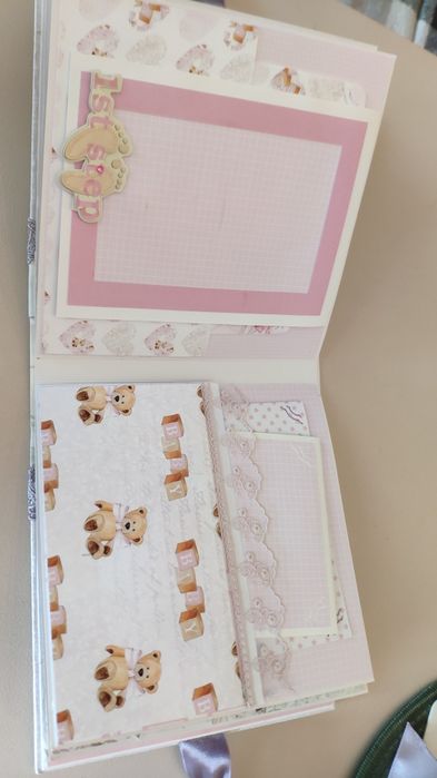 Ръчно изработен детски бебешки албум за снимки