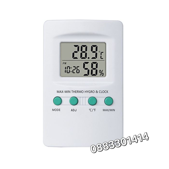 Влагомер Термометър за вътрешна или външна температура