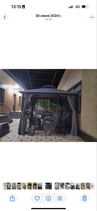 Навес лексань 3/4зонт шатер завож