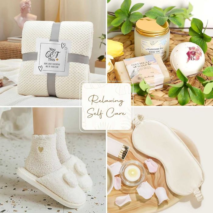 Подаръчен комплект за жена спа вана релакс подарък рожден ден юбилей