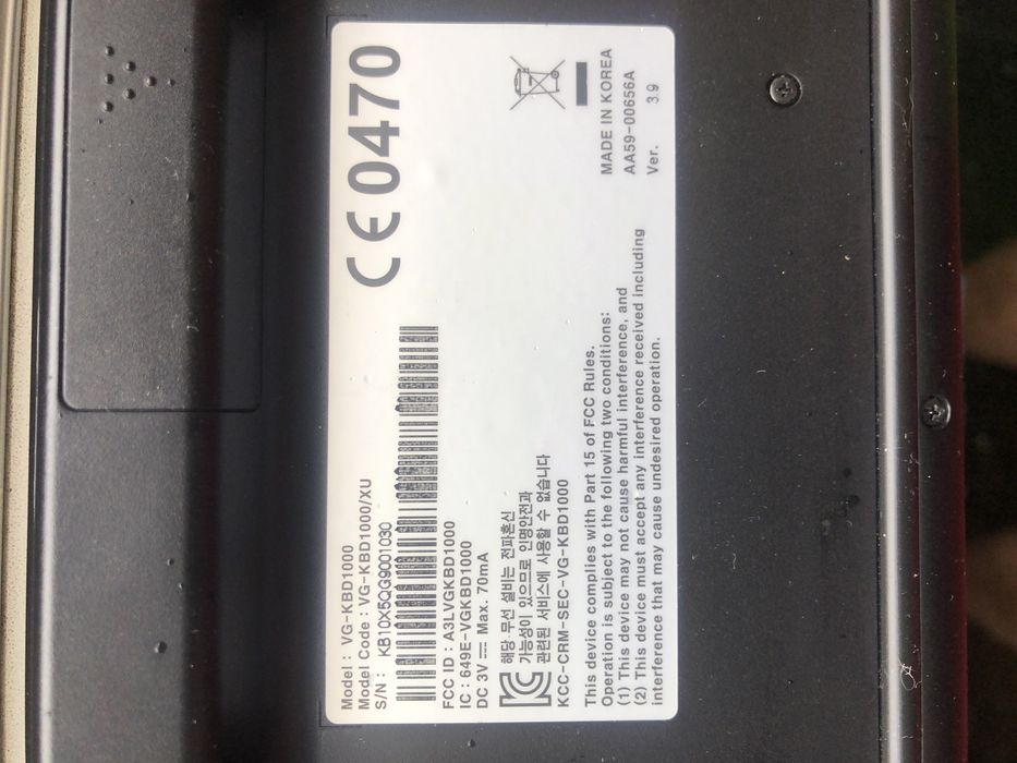 Tastatura wireless cu blurhoot Samsung