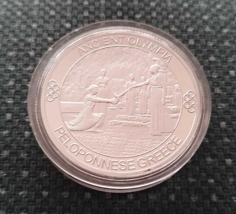 Продавам медал (монета) "Антична Олимпия"