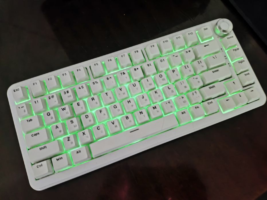 Ajazz ak820 max plus magnetic white