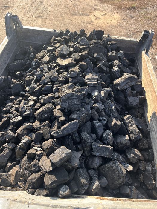 Уголь через сетку