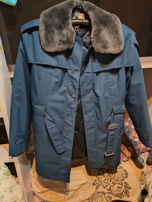 Șubă militară albastră 50-II, doar Ploiești, 250 lei