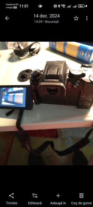 Mirorless Panasonic G7 + obiectiv olympus