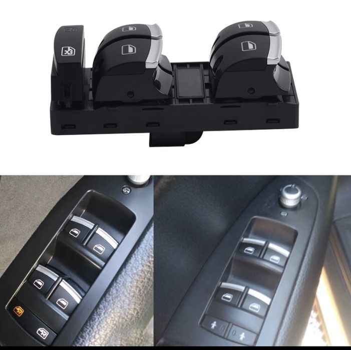 Panou butoane geamuri Switch  Audi A3 8P A4 B6 B7 A6  C6 Q7